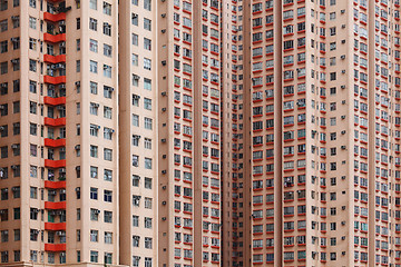 Image showing apartment house in Hong Kong