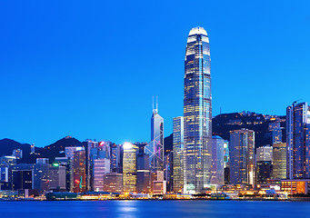 Image showing Hong Kong night view