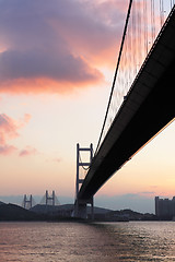 Image showing Tsing Ma Bridge