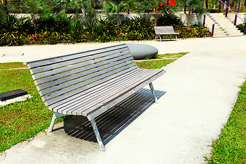 Image showing bench at park 