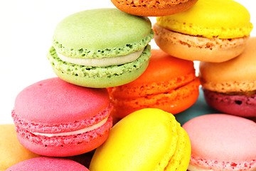 Image showing Colorful Macaron