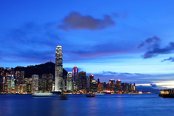 Image showing Hong Kong night view