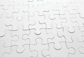 Image showing White puzzle 