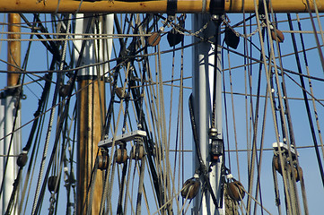 Image showing sailboat detail