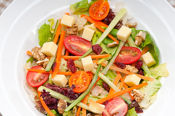 Image showing Fresh colorful healthy salad