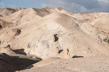 Image showing Hiking in judean desert