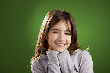 Image showing Little girl smiling