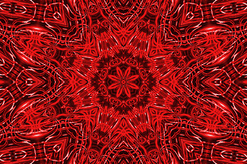 Image showing Abstract red pattern