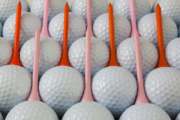 Image showing Golf equipments