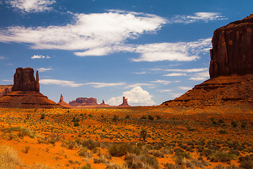 Image showing Famous Monument Valley in USA