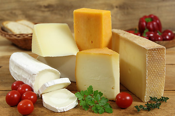 Image showing Cheese board