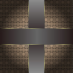 Image showing brown vintage background pattern