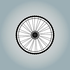 Image showing Bicycle Wheel Symbol