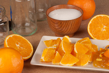 Image showing Orange marmalade