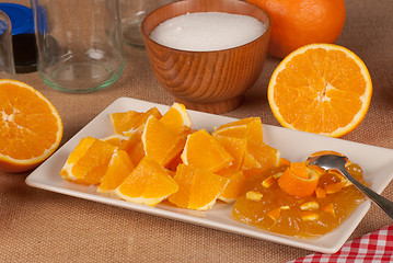 Image showing Orange marmalade