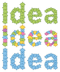 Image showing Puzzle Word Idea