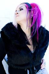 Image showing Punk Gothic Fashion Model