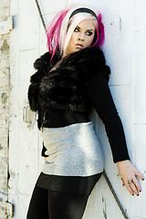 Image showing Punk Gothic Fashion Model