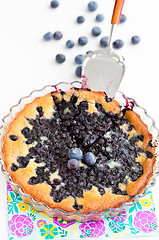 Image showing Blueberry pie