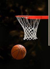 Image showing basketball hoop