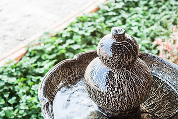 Image showing Water spring for garden ornament