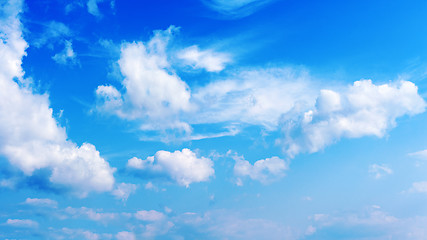 Image showing blue sky and beautiful clouds 