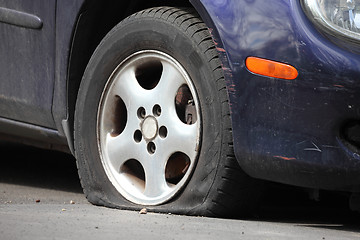 Image showing Flat Tire