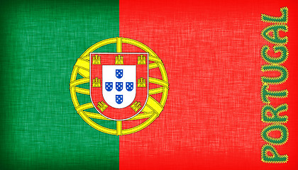 Image showing Flag of Portugal with letters