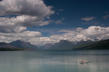 Image showing Canoe, Lake McDonald