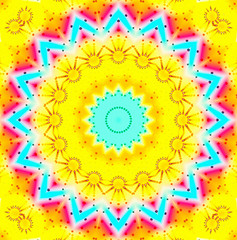 Image showing Bright abstract pattern