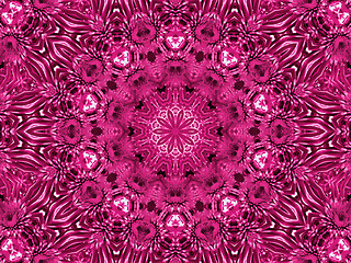 Image showing Flower abstract pattern