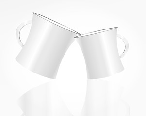 Image showing white cup set