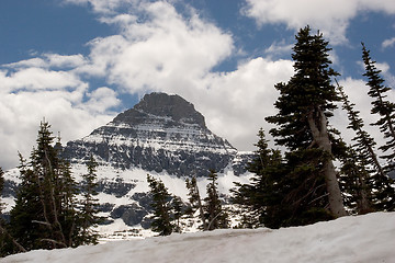 Image showing Peak, Glacier National Park
