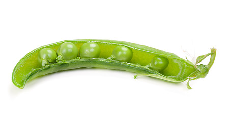 Image showing Peas in a pod