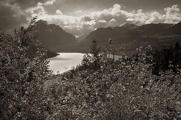 Image showing Two Medicine Lake, Glacier National Park