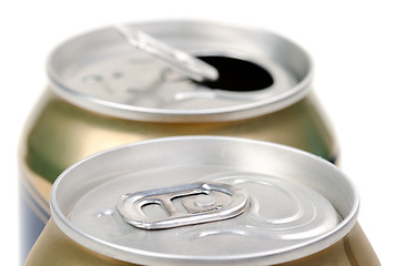 Image showing Beer can on white background