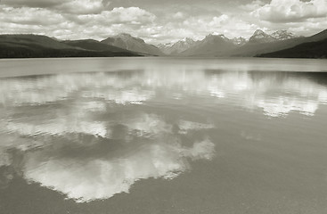 Image showing   Lake McDonald--Homage to Ansel Adams