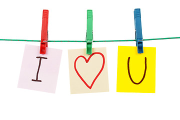 Image showing I Love You