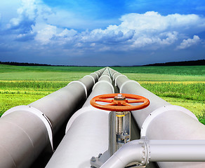 Image showing gas-transmission pipeline