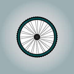 Image showing Bicycle Wheel Symbol