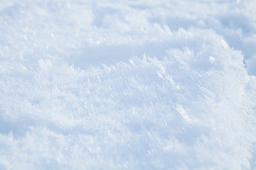 Image showing Icy snow background