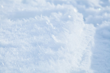 Image showing Icy snow background