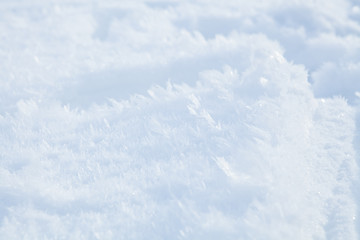 Image showing Icy snow background