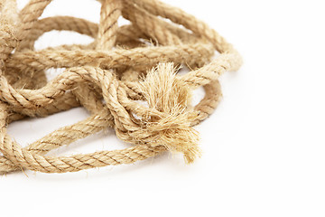 Image showing Frayed rope