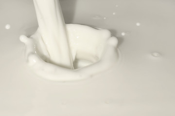 Image showing Creamy White Splash