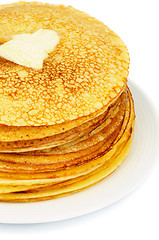Image showing Stack of Pancakes