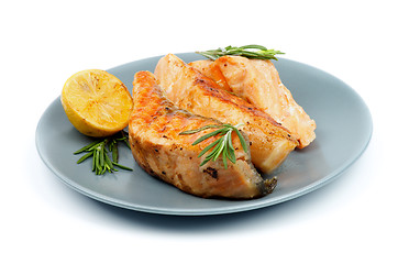 Image showing Grilled Salmon