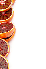 Image showing Frame of Blood Oranges