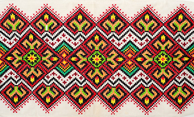 Image showing embroidered good by cross-stitch pattern