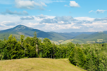 Image showing green mountain landscape